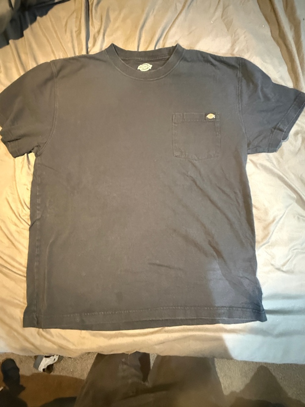 Dickies Navy blue Short Sleeve Pocket T-Shirt Men’s Large 100% Cotton Workwear